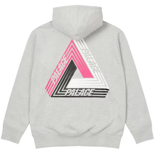 Palace Tri-Dart Hood Grey Marl