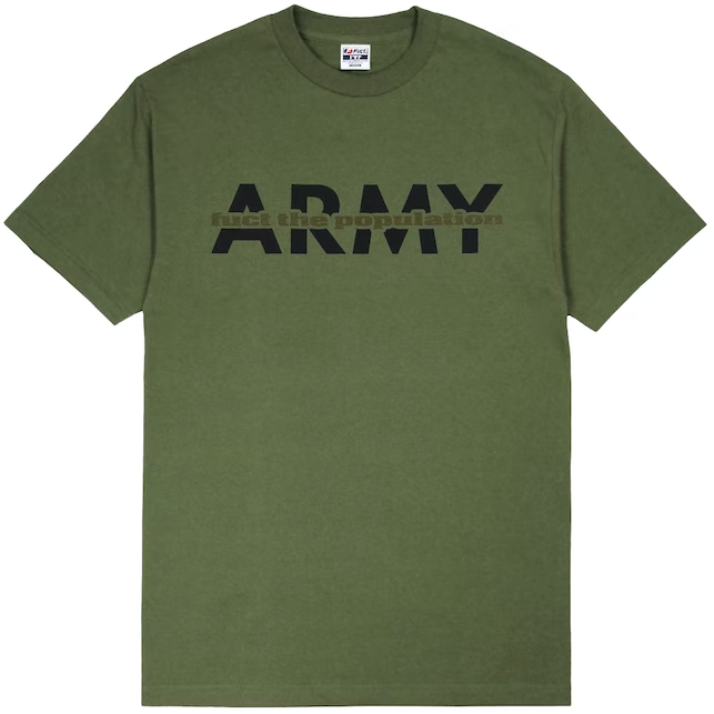 FTP x FUCT Army Tee Military Green