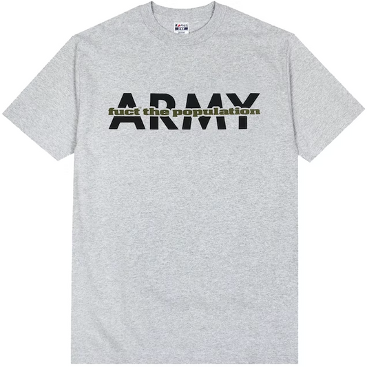 FTP x FUCT Army Tee Heather Grey