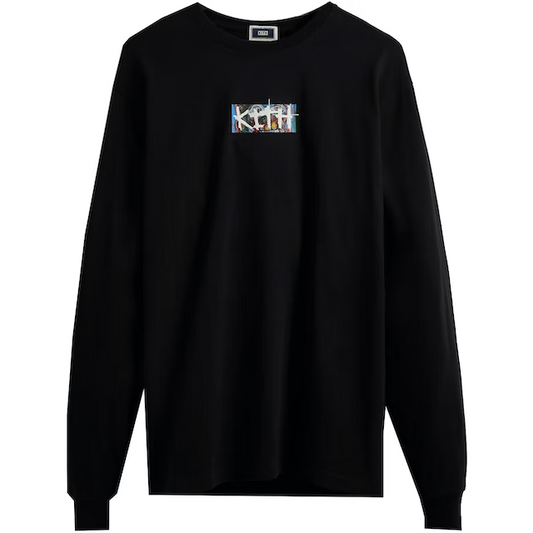 Kith B Robert Moore Classic Logo L/S Tee Black