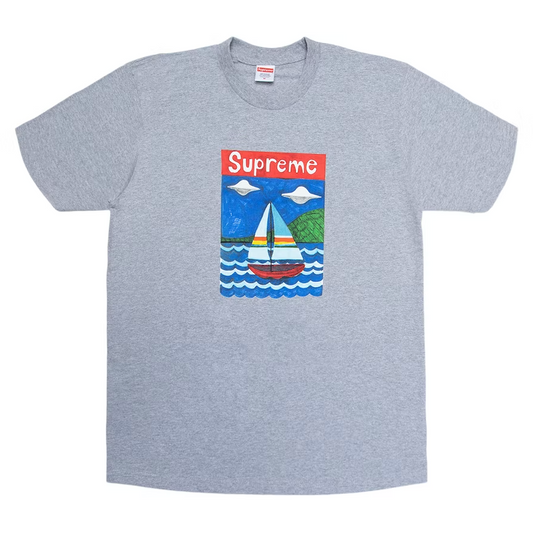 Supreme Sailboat Tee Heather Grey