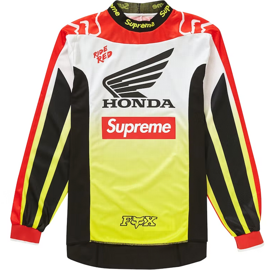 Supreme Honda Fox Racing Moto Jersey Top Red