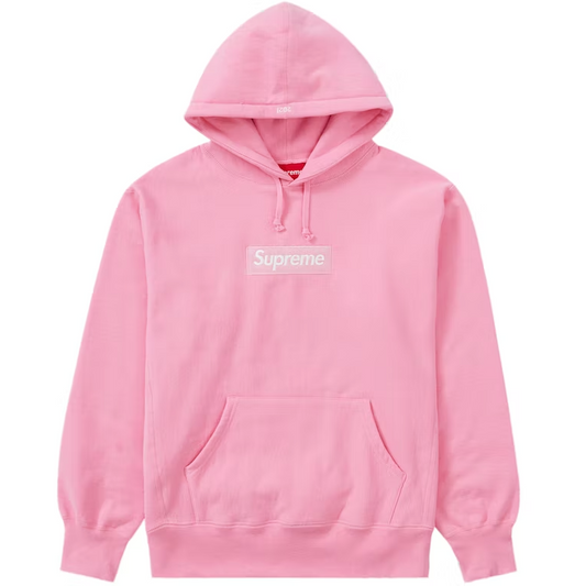 Supreme Box Logo Hooded Sweatshirt (FW21) Pink