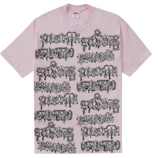 Supreme Wombat Tee Light Pink