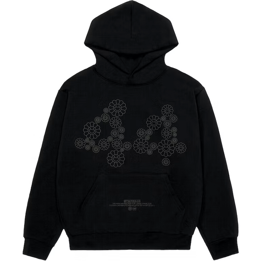 Takashi Murakami Lewis Hamilton 44 Flowers Hoodie Black