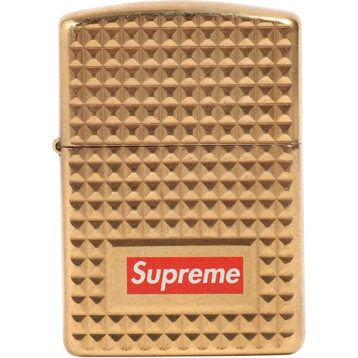 Supreme Diamond Cut Zippo Gold