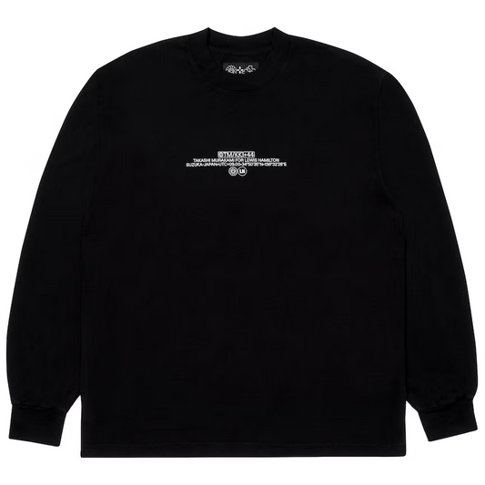 Takashi Murakami Lewis Hamilton Speedway Longsleeve T-shirt Black