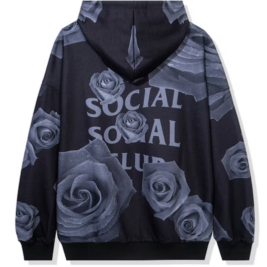 Anti Social Social Club Petal To The Floor Hoodie Black