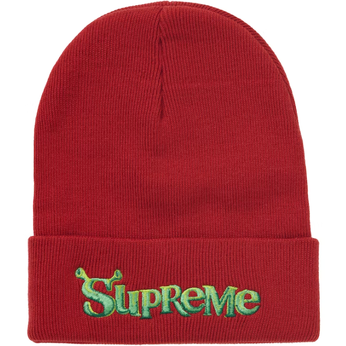 Supreme Shrek Beanie Cardinal