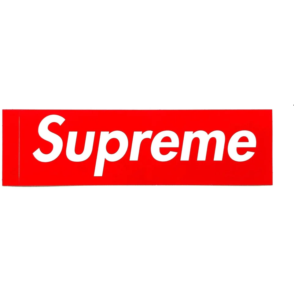 Classic Red Supreme Box Logo Sticker