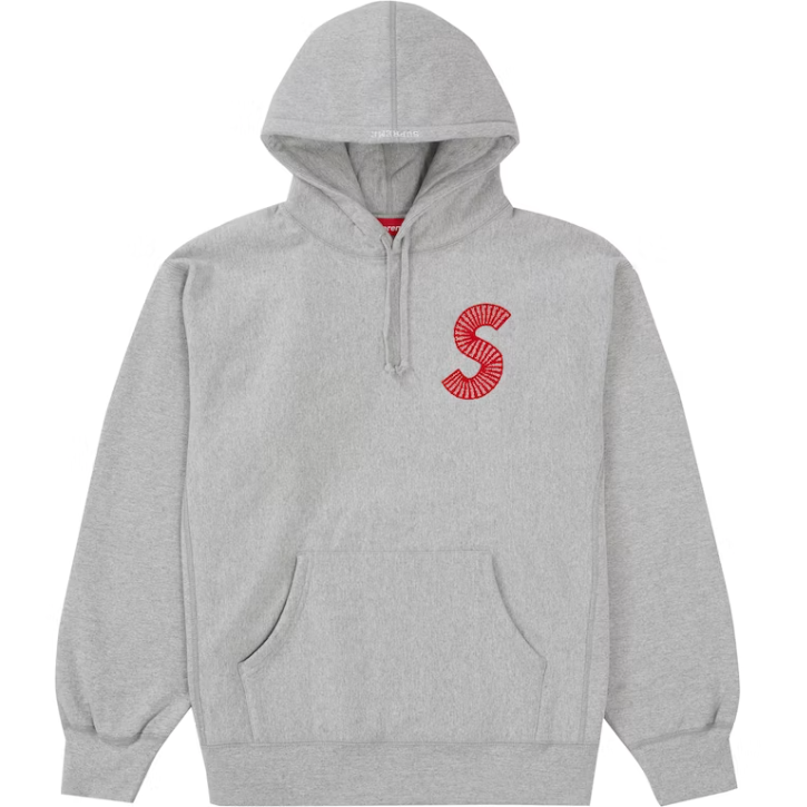 Supreme S Logo Hooded Sweatshirt (FW20) Heather Grey