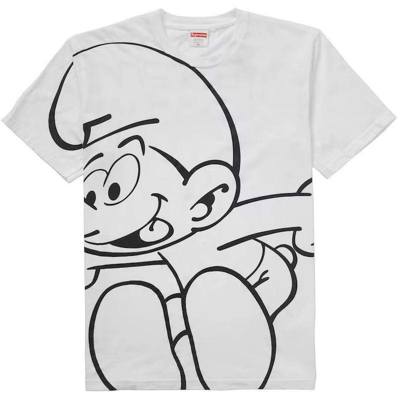 Supreme Smurfs Tee White