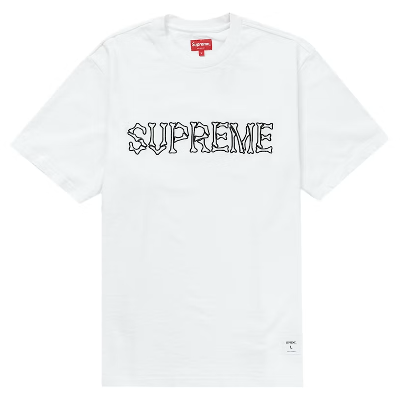Supreme Bones S/S Top White