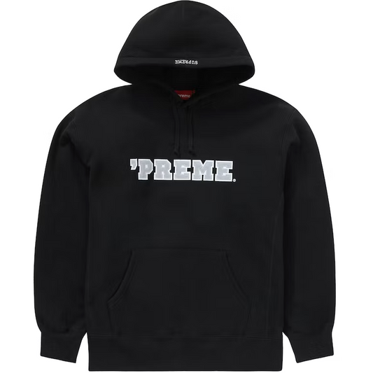 Supreme Preme Hooded Sweatshirt Black