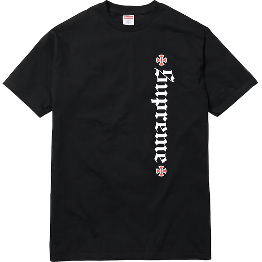 Supreme Independent Old English Tee Black