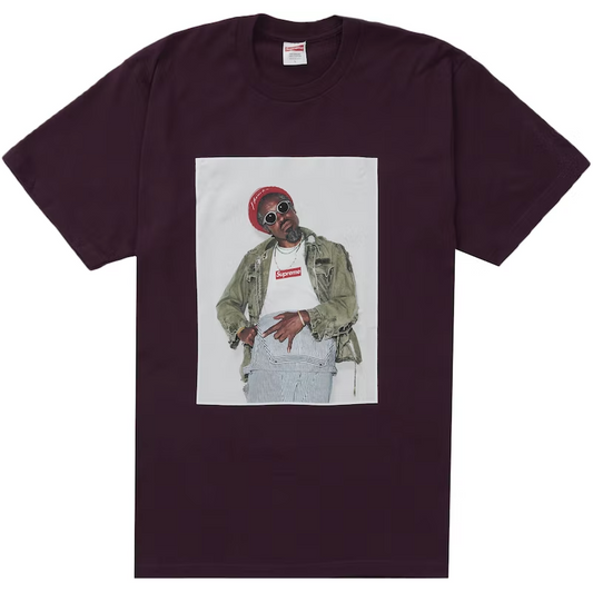 Supreme André 3000 Tee Eggplant