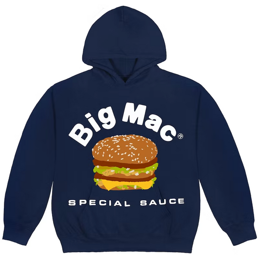 Cactus Plant Flea Market x McDonald's Team Big Mac Hoodie Navy