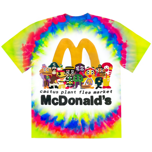 Cactus Plant Flea Market x McDonald's Cactus Buddy! And Friends Tie-Dye T-shirt Custom Tie-Dye