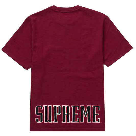 Supreme Contrast Appliqué S/S Top Cardinal