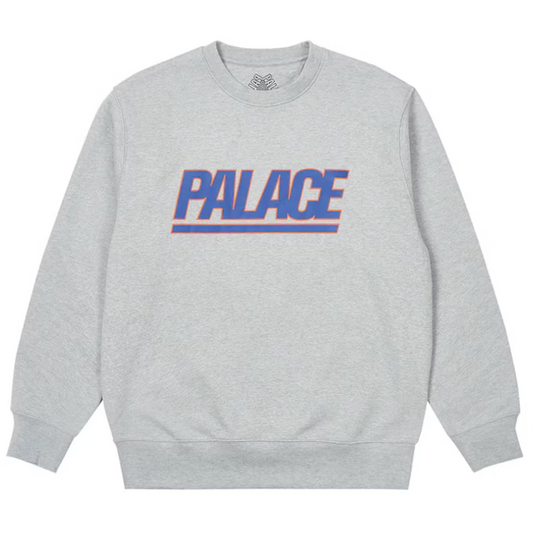 Palace Gigantic Crew Grey Marl