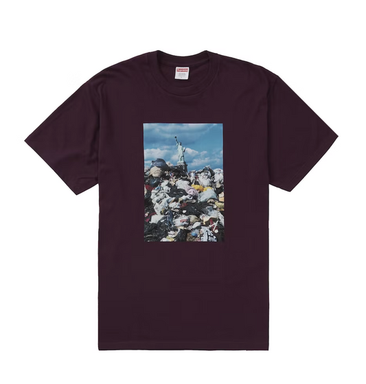 Supreme Trash Tee Eggplant