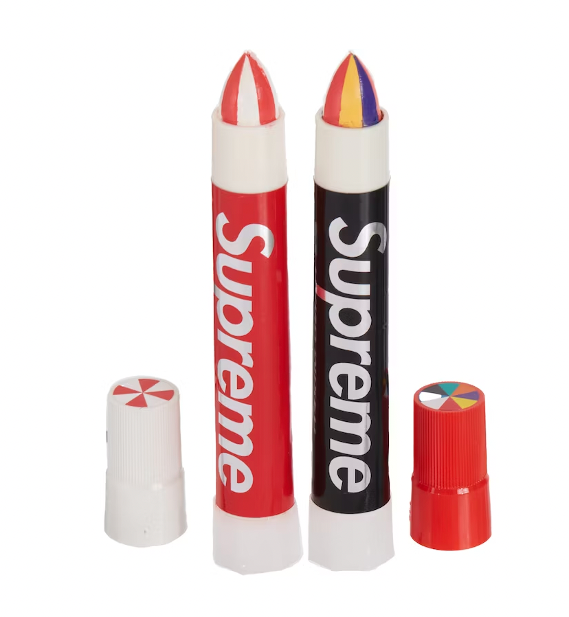 Supreme Hand Mixed Paint Stick (Set of 2) Multicolor