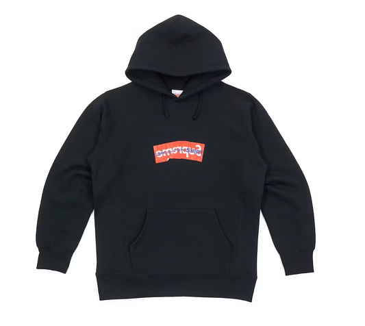 Supreme Comme Des Garcons SHIRT Box Logo Hooded Sweatshirt Black