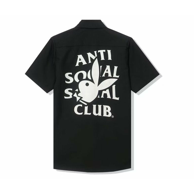 Anti Social Social Club Playboy Photographer Work Shirt Black - Dousedshop
