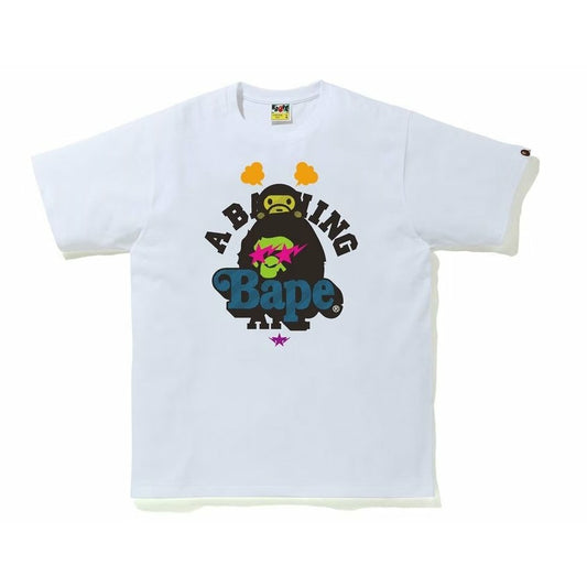 BAPE & Baby Milo Tee (SS21) White - Dousedshop