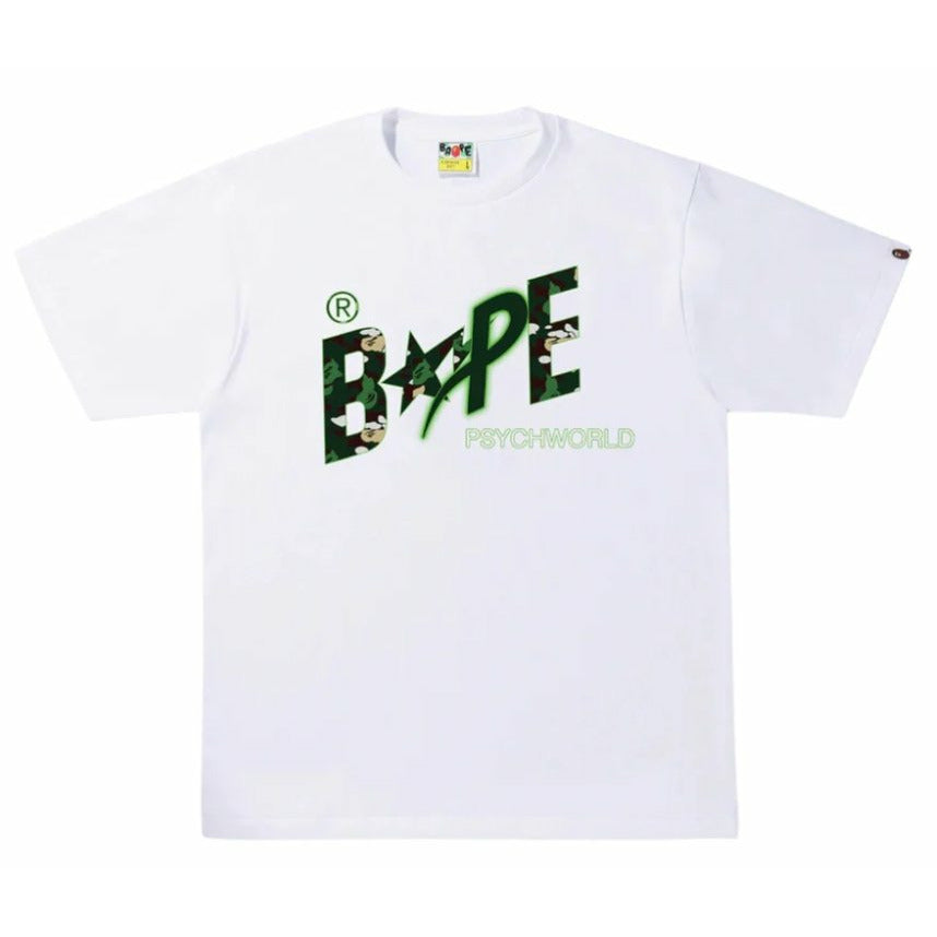 BAPE x Psychworld BAPESTA Tee White (LA Exclusive) - Dousedshop