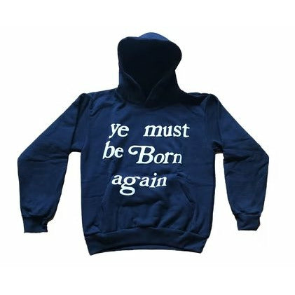 Cactus Plant Flea Market Born Again Hooded Sweatshirt Darkest Navy - Dousedshop