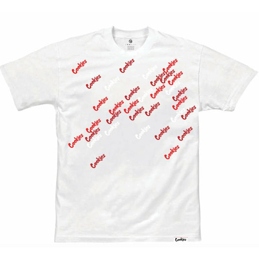 Cookies Triple Beam Logo Tee White - Dousedshop