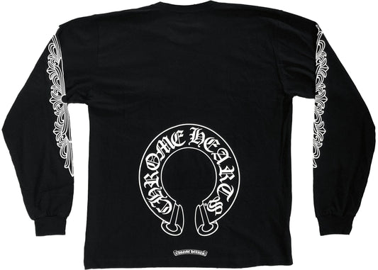 Chrome Hearts Horse Shoe L/S T-shirt Black