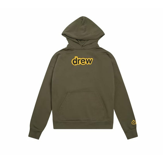 drew house secret hoodie midnight olive - Dousedshop