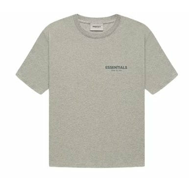 Fear of God Essentials Core Collection T-shirt Dark Heather Oatmeal - Dousedshop
