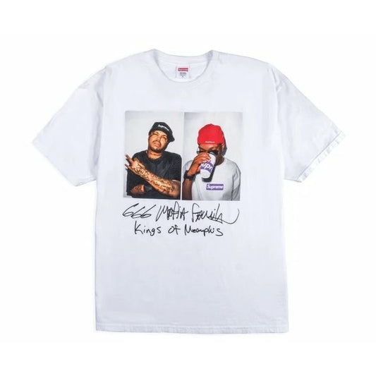 FW12 Supreme Three Six Mafia Photo Tee PREOWNED - Dousedshop