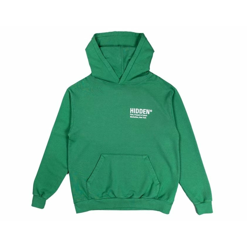 Hidden NY Cloud Hoodie Forest Green - Dousedshop