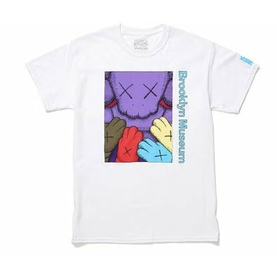 KAWS Brooklyn Museum URGE T-shirt White/Purple - Dousedshop