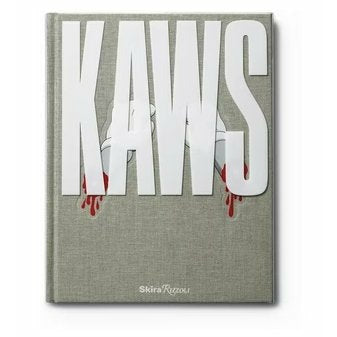 KAWS Rizzoli Hardcover Book Grey - Dousedshop