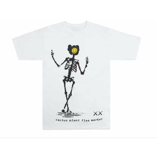 KAWS x Cactus Plant Flea Market T-shirt White - Dousedshop