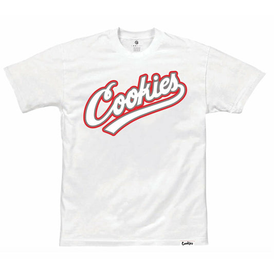 PUTTIN IN WORK LOGO TEE WHITE/RED - Dousedshop