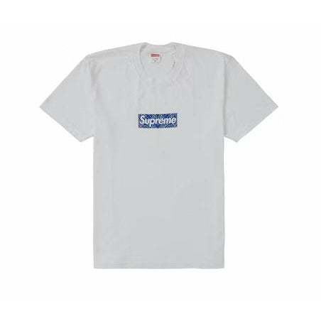 Supreme Bandana Box Logo Tee White - Dousedshop