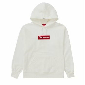 Supreme Box Logo Hooded Sweatshirt (FW21) White - Dousedshop