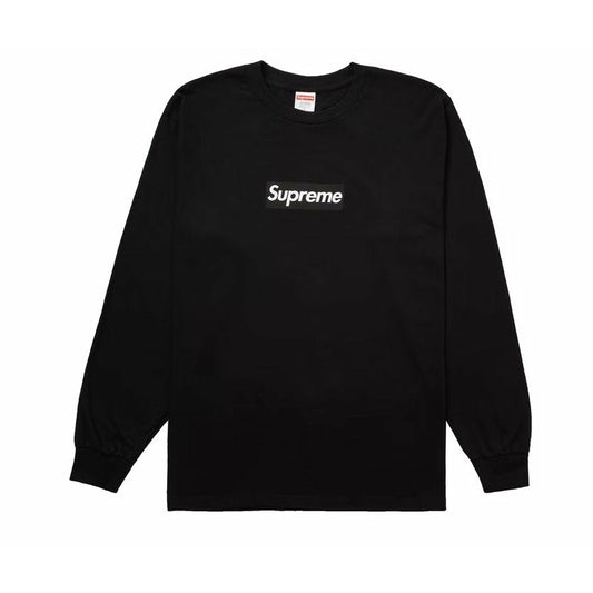 Supreme Box Logo L/S Tee Black - Dousedshop