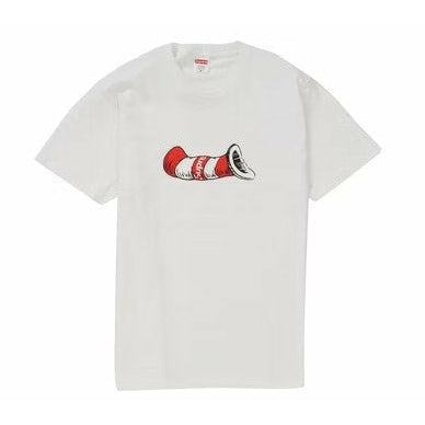 Supreme Cat in the Hat Tee White - Dousedshop