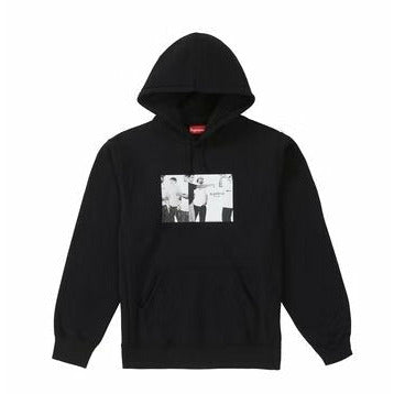 Supreme Classic Ad Hooded Sweatshirt Black - Dousedshop