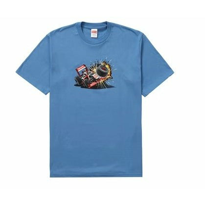 Supreme Crash Tee (FW21) Dusty Light Royal - Dousedshop