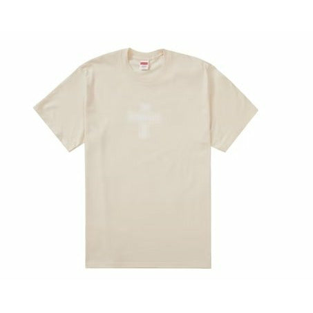 Supreme Cross Box Logo Tee Natural - Dousedshop