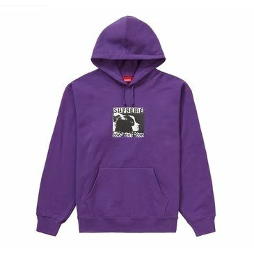 Supreme Dog Eat Dog Hooded Sweatshirt Purple - Dousedshop