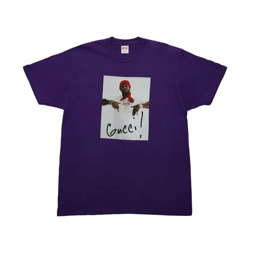 Supreme Gucci Mane Tee Purple - Dousedshop